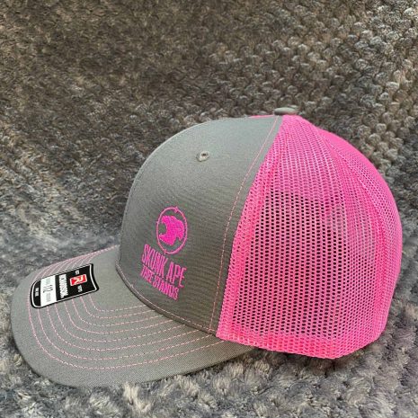 Charcoal & Pink Trucker Hat