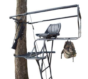 Tree Stand With Removable Rails